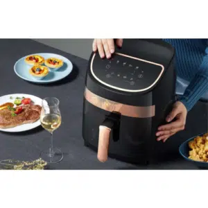 Deerma KZ100 Air Fryer 220-240 V ~ 1000W Cubic Touch Screen Design