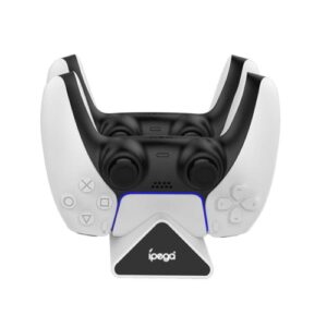 iPega PG-P5012 Dual Docking Station for PS5 Gaming Controller (White)