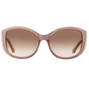 Roberto Cavalli Oval Sunglasses RC1015 Yed 74F Powder Rose/Gold 56mm 1015