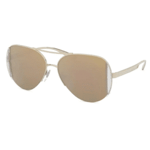 Bvlgari 6142 Women's Rose Gold Aviator Sunglasses