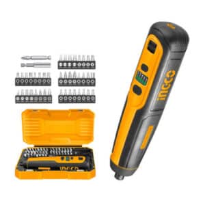 Cordless Screwdriver INGCO CSDLI0403, 4V with bits set