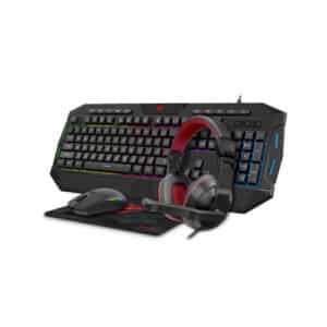 Gaming set 4-in-1 Havit GAMENOTE KB675CM Headphones + Keyboard + Mouse + Mouse pad