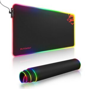RGB Gaming Mouse Pad Blitzwolf BW-MP1 - Black