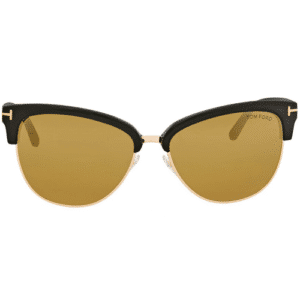 Tom Ford Fany Brown Cat Eye Sunglasses FT0368 01G 59