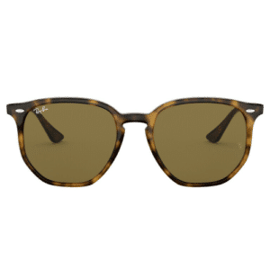 Ray-Ban Brown Classic B-15 Hexagonal Unisex Sunglasses RB4306 710/73 54.
