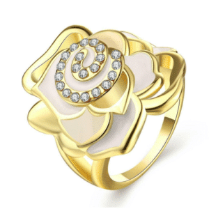 Women's fashion 22k Gold Plated Claudia Ring