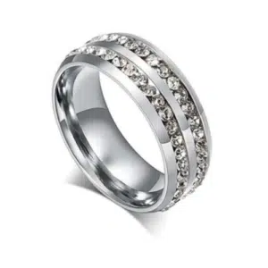 Women's 18k White-Gold Plated Esmee Eternity Ring