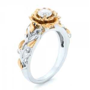 Elegant Women's Rose Flower Ring