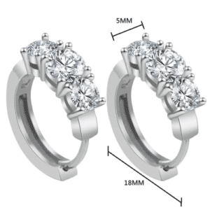 Anne Hoop Earrings in a Choice of Colours