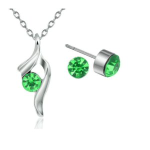 18K White-Gold Plated Fairy Crystal Set in a Choice of Colours