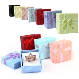 Bow Design Gift Box for Earrings, Rings and other small objects