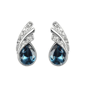 18K White-Gold plated Princess Dream Stud Earrings