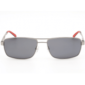 Carrera Grey Flash Silver Rectangular Ladies Sunglasses 8011/S 0R81/DY 58