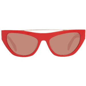 Emilio Pucci Red Cat Eye Ladies Sunglasses EP0111 66Y 55