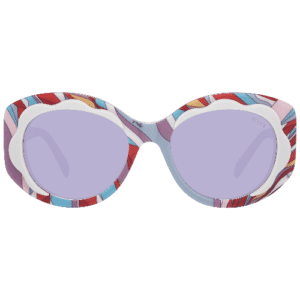 Emilio Pucci Purple Oval Ladies Sunglasses