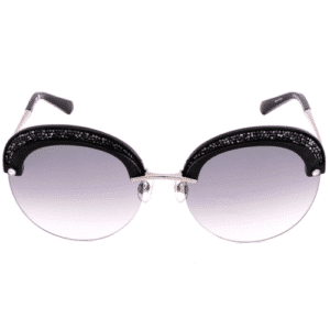Swarovski Grey Gradient Oval Ladies Sunglasses SK0256