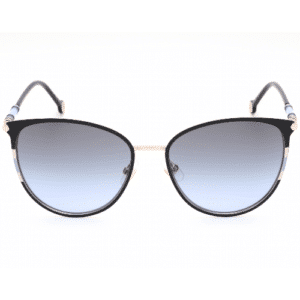 Carolina Herrera Grey Shaded Blue Butterfly Ladies Sunglasses CH 0029/S 0LKS/GB 60