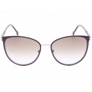 Carolina Herrera Brown SH Violet Butterfly Ladies Sunglasses CH 0029/S 0S9E/QR 60