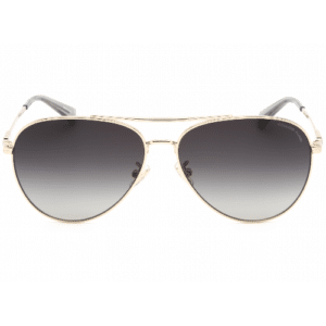 Coach Polarised Grey Gradient Pilot Ladies Sunglasses HC7140 9005T3 61