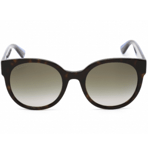 Gucci Brown Gradient Round Ladies Sunglasses GG0035SN 004 54