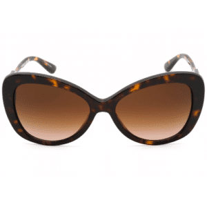 Michael Kors Positano Dark Tortoise Butterfly Ladies Sunglasses