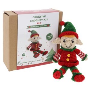Creative Crochet Kit ‘Christmas Elf’ Make It On Your Own
