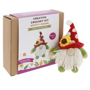 Creative Crochet Kit ‘Spotty Gnome’ Make It On Your Own