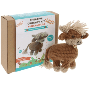 Creative Crochet Kit 'Highland Coo' Make It On Your Own