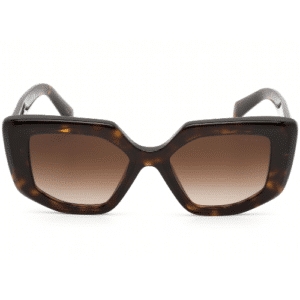 Prada Brown Gradient Irregular Ladies Sunglasses PR 14ZS 2AU6S1