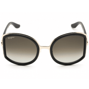 Ferragamo Grey Gradient Oversized Ladies Sunglasses SF719S 001