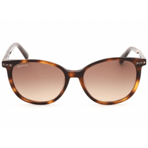 Swarovski Gradient Brown Cat Eye Ladies Sunglasses SK0354 52F