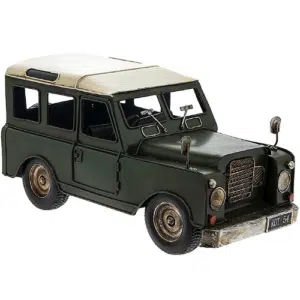 Tin Transport Vintage Land Rover