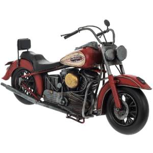 Tin Transport Red and Black Easy Rider Motorbike