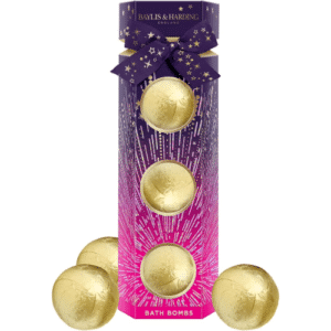 Baylis & Harding Midnight Fig & Pomegranate Luxury Bath Bomb Trio Gift Set