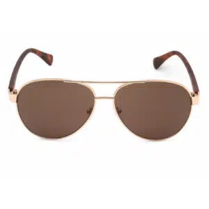 Calvin Klein CK19316S-717 Unisex Brown Pilot Sunglasses