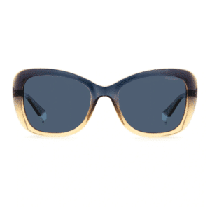 Polaroid Blue Butterfly Ladies Sunglasses