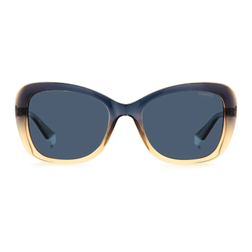 Polaroid Blue Butterfly Ladies Sunglasses