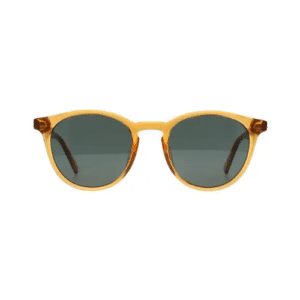 Banana Republic Round Beige Green Sunglasses