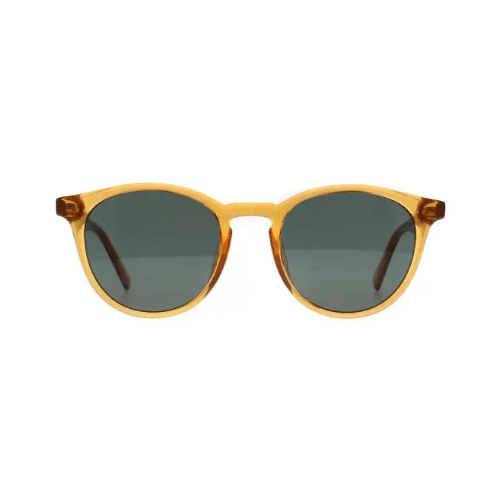 Banana Republic Round Beige Green Sunglasses