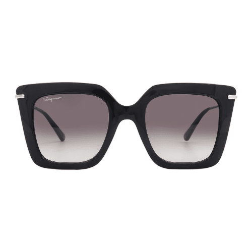 Salvatore Ferragamo Grey Gradient Butterfly Ladies Sunglasses