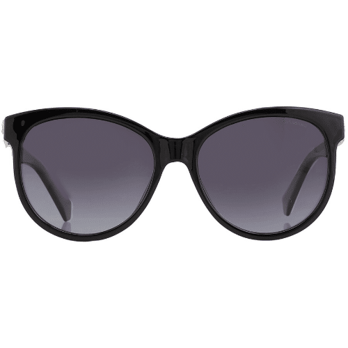 Polaroid Polarized Grey Gradient Oval Ladies Sunglasses