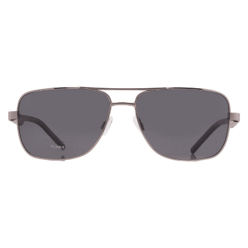 Polaroid Grey Navigator Men's Sunglasses