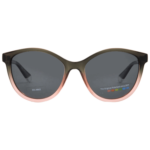 Polaroid Polarized Grey Oval Ladies Sunglasses
