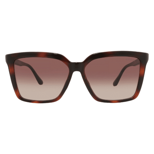 Guess Brown Gradient Square Ladies Sunglasses