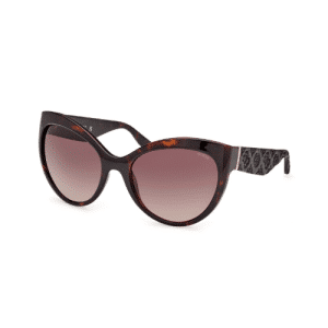 Guess Gradient Brown Butterfly Ladies Sunglasses GU00130 52F