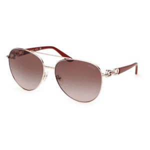 Guess Gold Pilot Ladies Sunglasses GU00158 32F