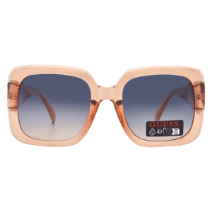 Guess Factory Blue Gradient Square Ladies Sunglasses GO00046 45w 