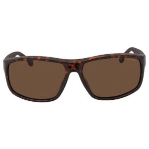 Carrera Polarized Bronze Rectangular Men's Sunglasses
