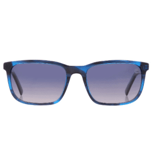 Timberland Polarized Smoke Rectangular Men's Sunglasses TB9318 90D 