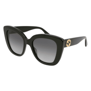Gucci Cat Eye Black Ladies Sunglasses GG0327S 001